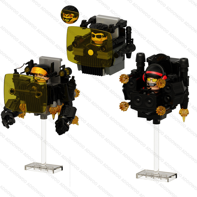 DLL001 KDL818 DJ War Damaged S - Lego Building Blocks review and price