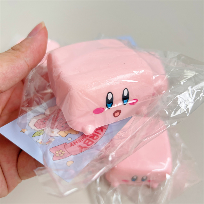 Kawaii Square Kirby Tofu Squis - Kids Toys Return Gift review and price