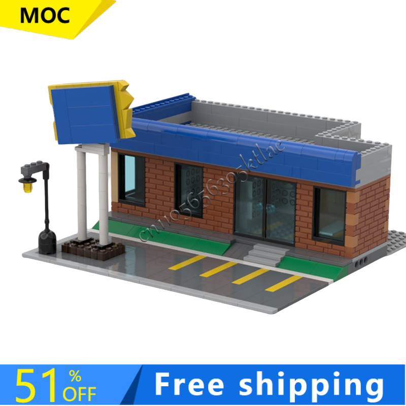 717PCS MOC City Street Views M - Kids Toys Rental review and price