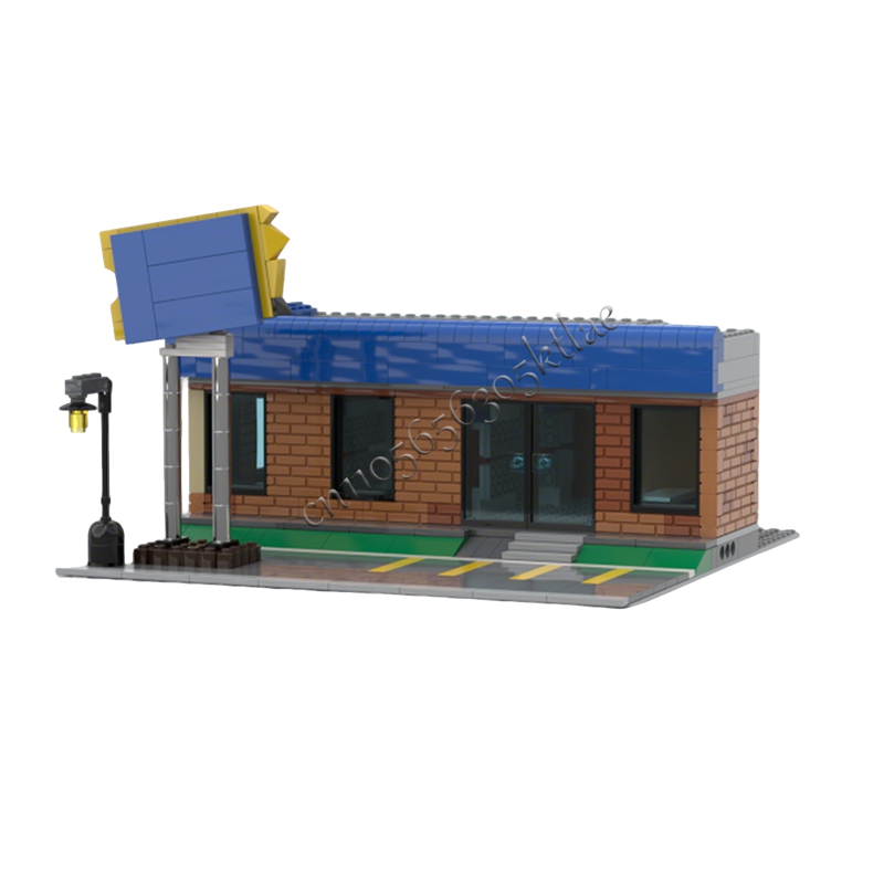 717PCS MOC City Street Views M - Kids Toys Rental review and price