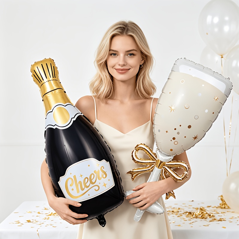 2pcs Champagne Bottle bow Wine - Water Balloon Set review and price