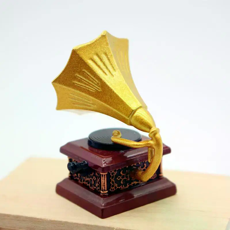 Dollhouse Vintage Phonograph M - Kids Toys Return Gift review and price