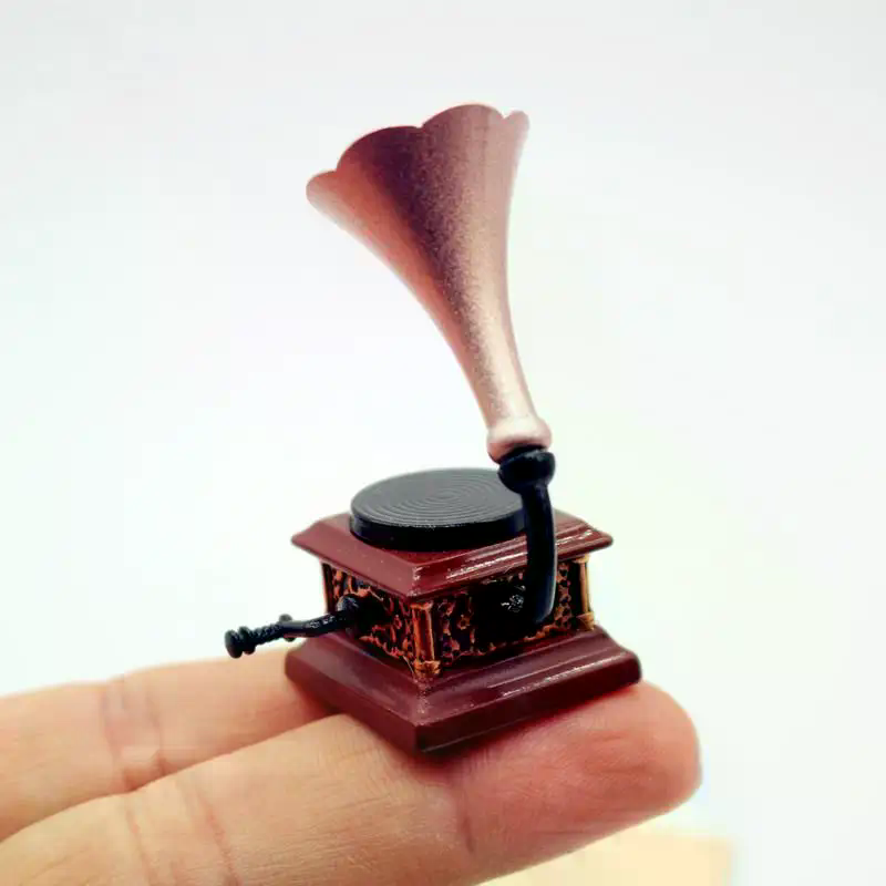Dollhouse Vintage Phonograph M - Kids Toys Return Gift review and price