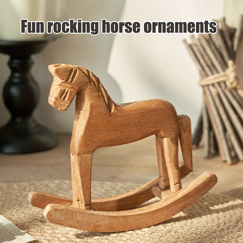 Wooden Crafts Rocking Horse St - Kids Toys Horse review and price