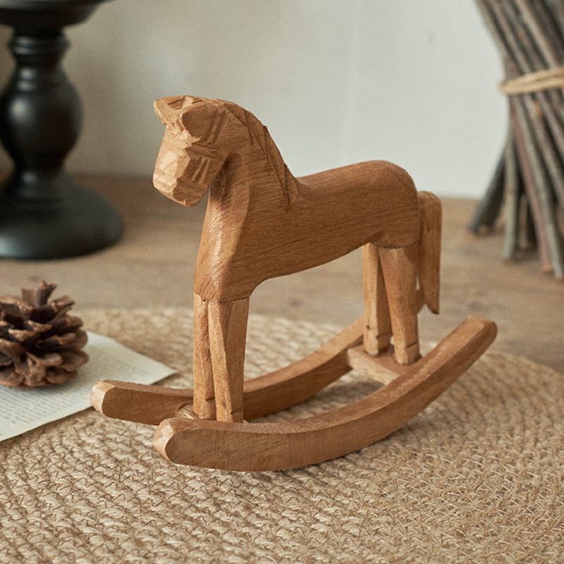 Wooden Crafts Rocking Horse St - Kids Toys Horse review and price