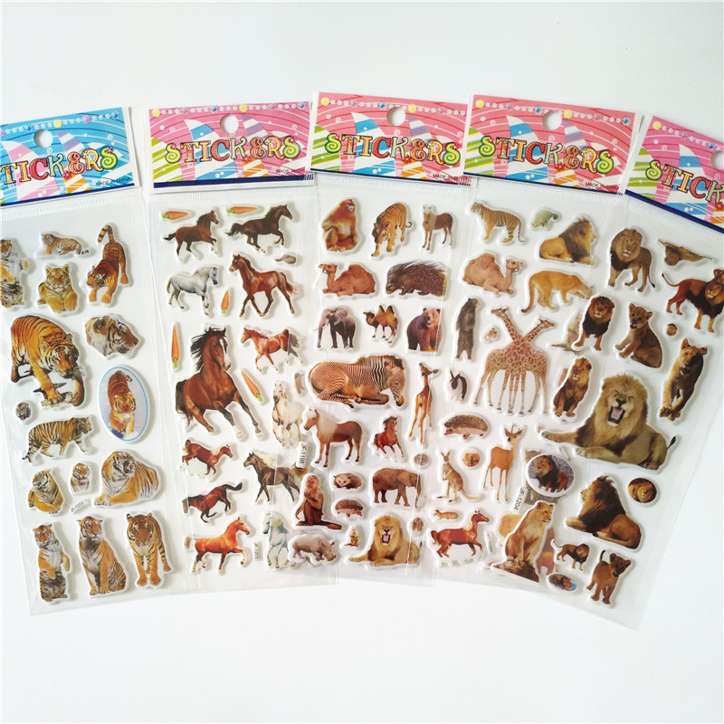 6pcs Wild Animals Style Sticke - Kids Toys Elephant review and price