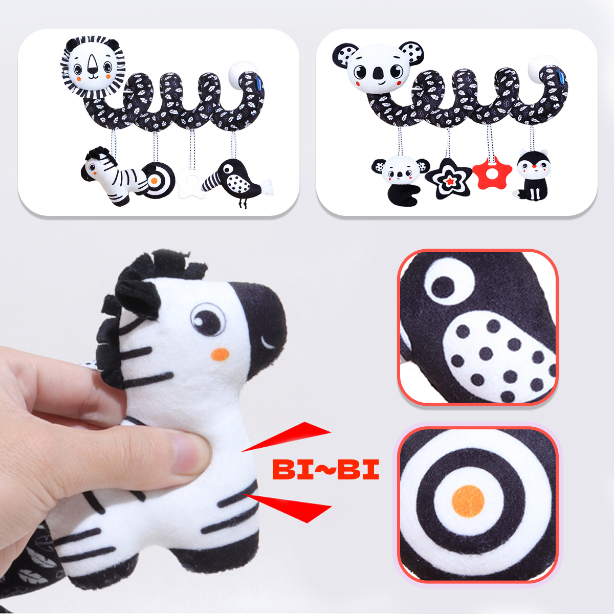 Baby Plush Spiral Hanging Toys - Kids Toys New Born review and price