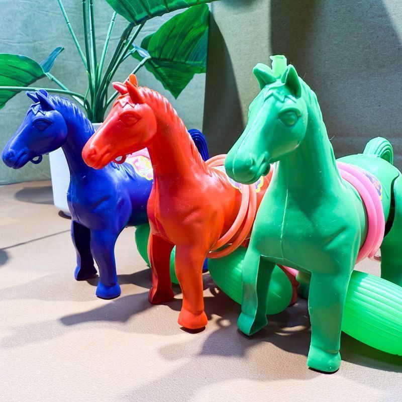 6PCS Pneumatic Powered Multi‑p - Kids Toys Horse review and price